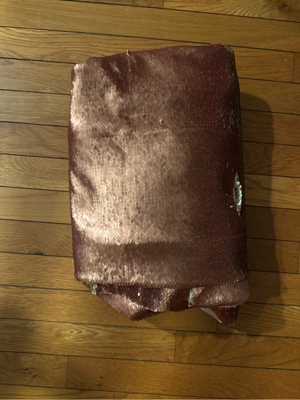 Sequin 3 yards of material - Rose Gold/ Gold